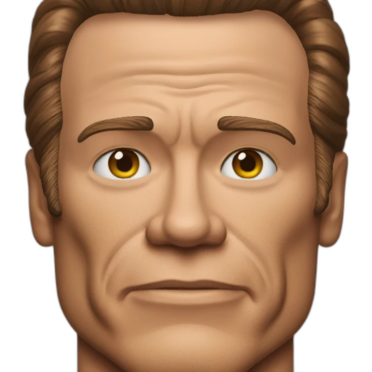 arnold chwarzenegger posing emoji