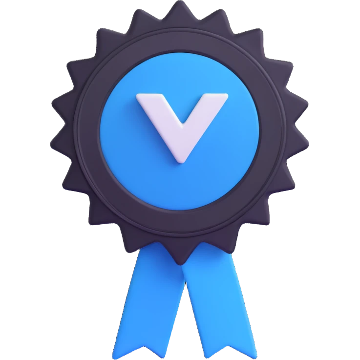 instagram verification badge blue with white checkmark emoji