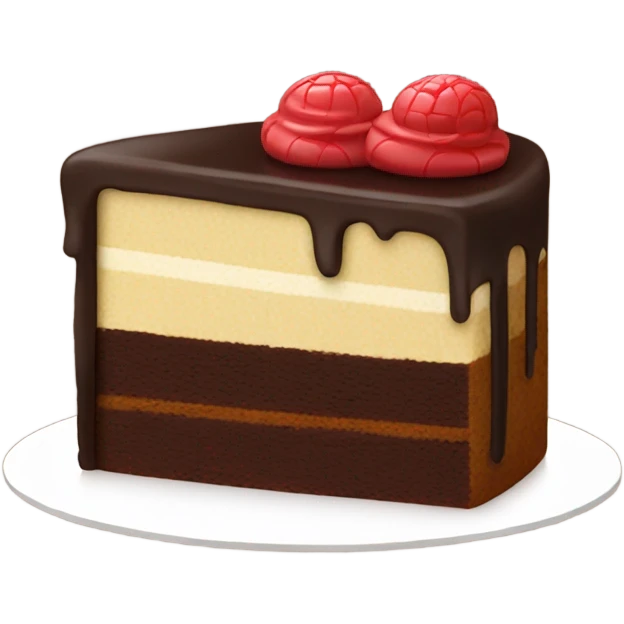 Chocolate cake emoji