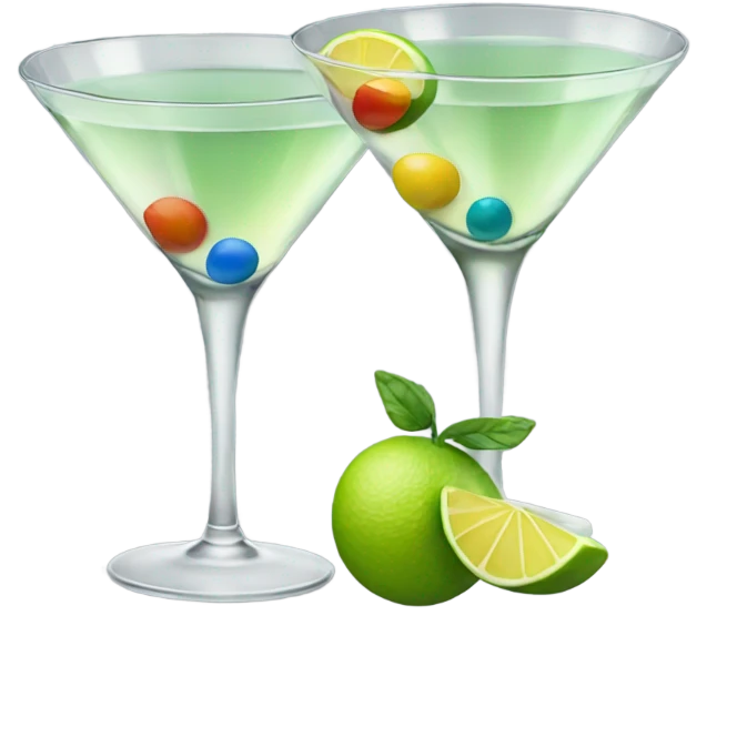 Martini glasses emoji