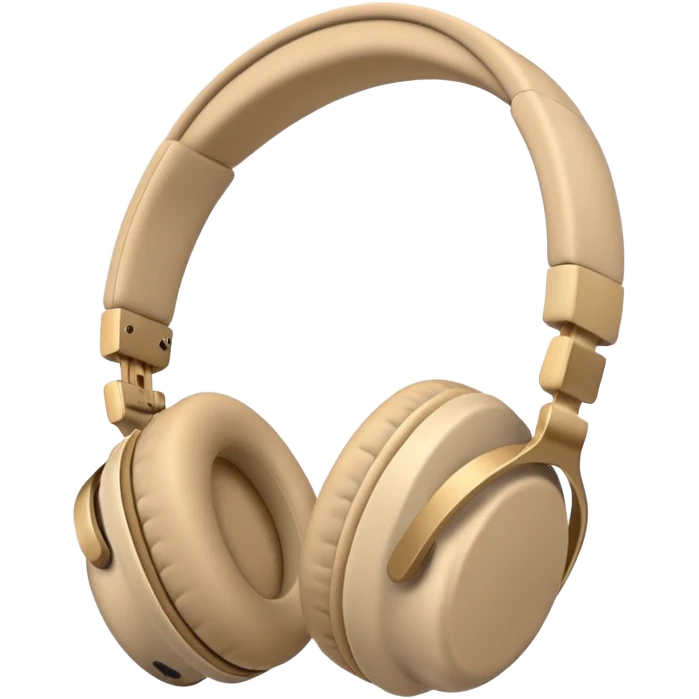 beige headphones emoji