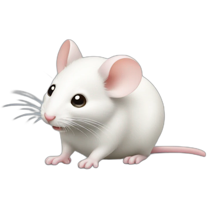 side white mouse emoji