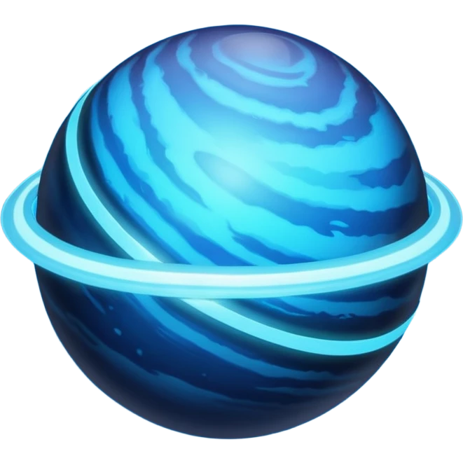 glowing planet emoji