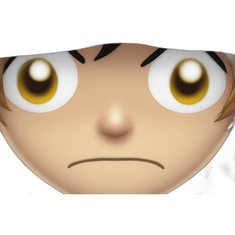 Luffy gros yeux emoji