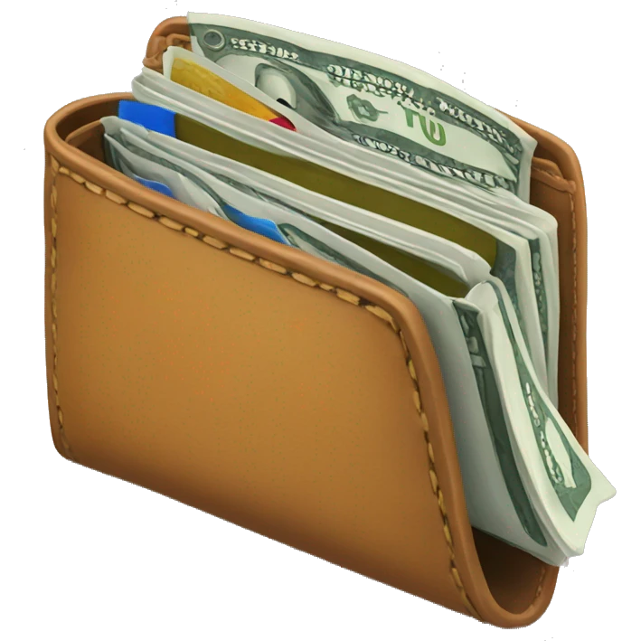 Empty wallet emoji