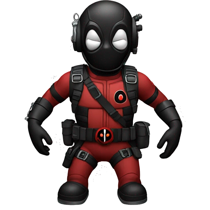 Deep sea Diving deadpool emoji