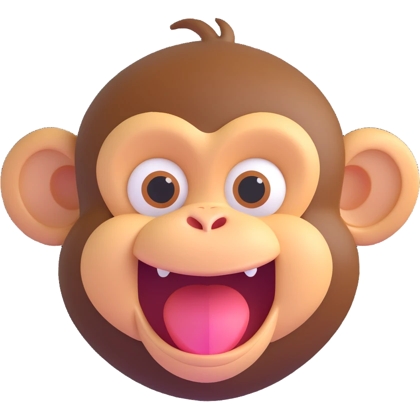Monkey laugh  emoji