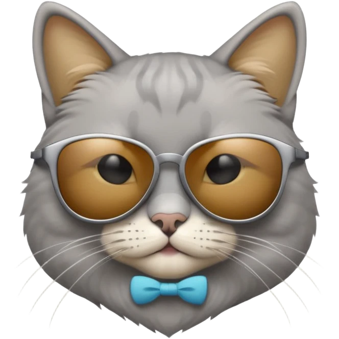 Cat wearing sunglasses emoji