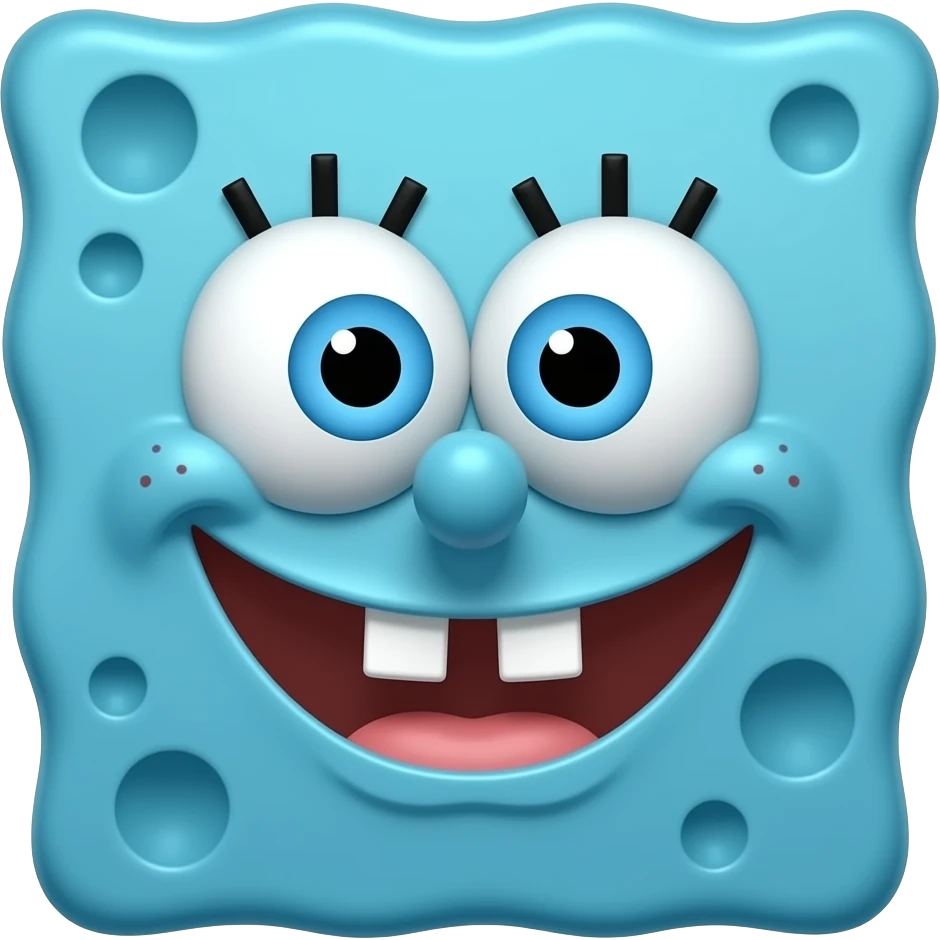 Bob esponja azul emoji