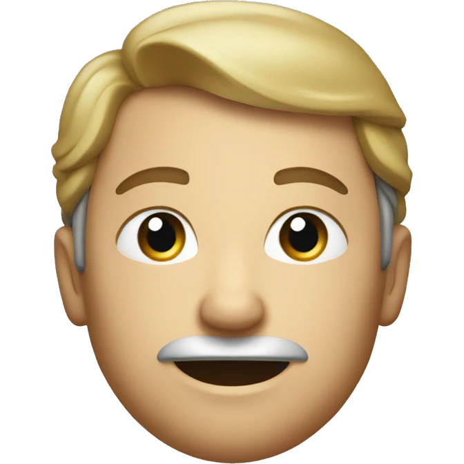 Sam Kohl and Apple logo emoji