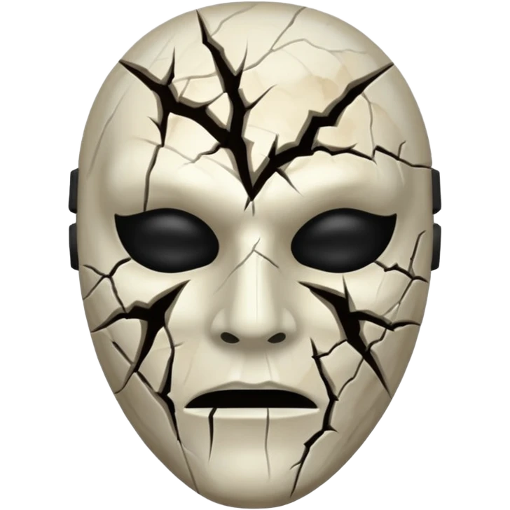 haunted dark mask emoji
