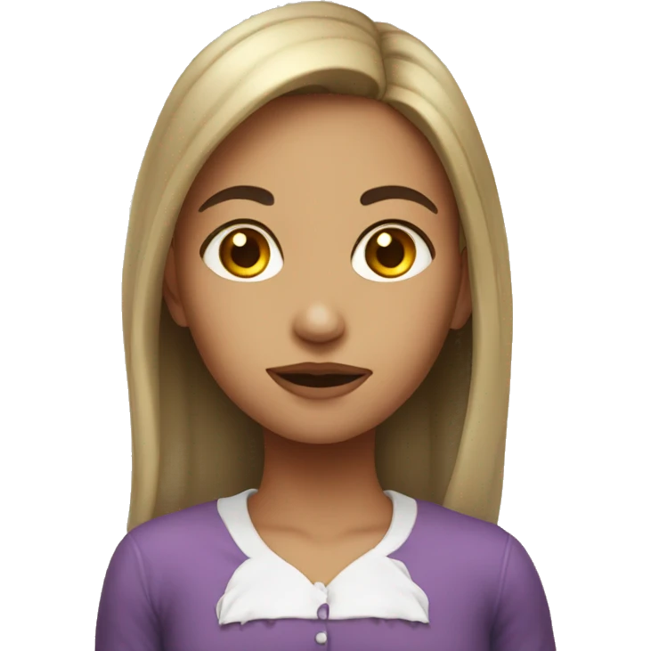 girl head halloween emoji