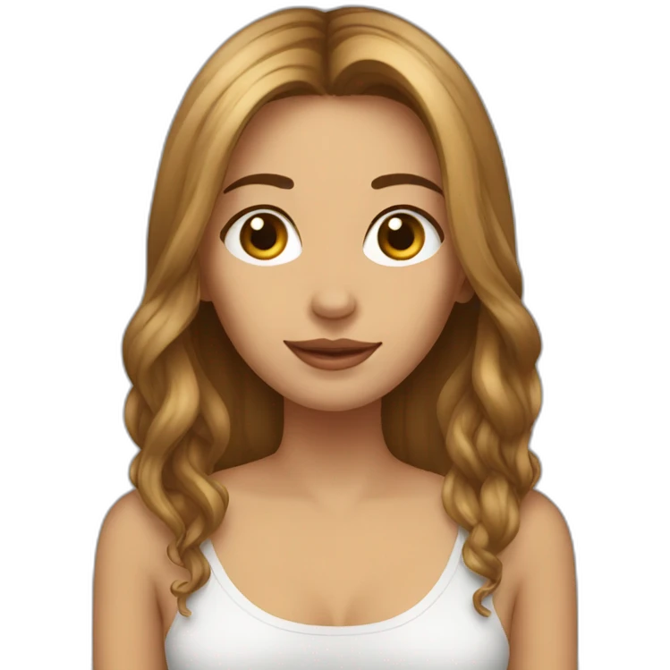 Woman-long-hair-with-your-little-dog emoji