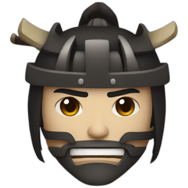 samurai evil emoji