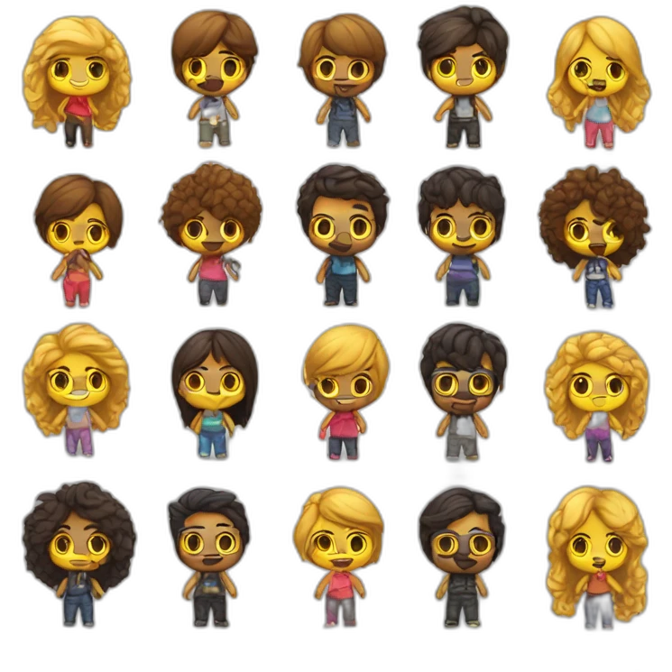 Emojis de chicos y chicas gamer emoji