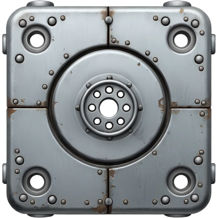 square metal machine emoji