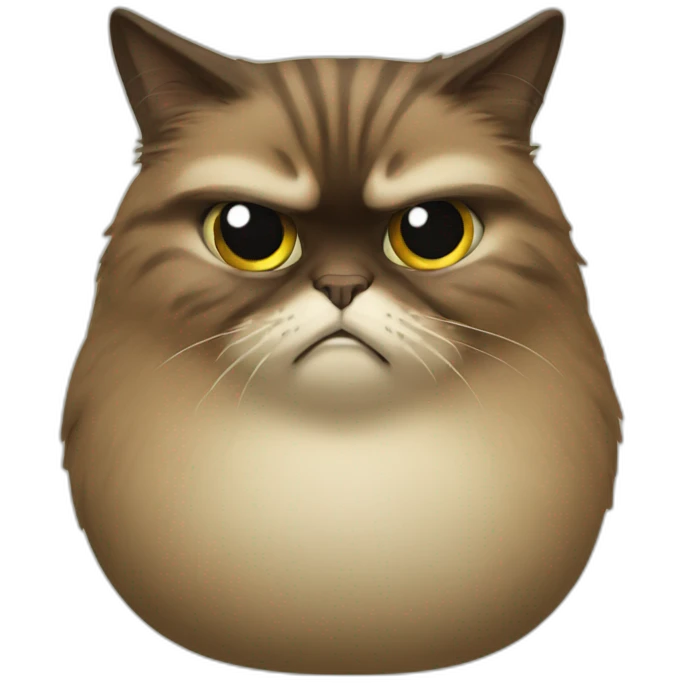 Grumpy bladder emoji