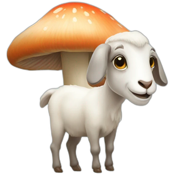 goat mushroom emoji