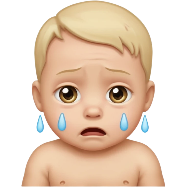 Baby high on crack cocaine emoji