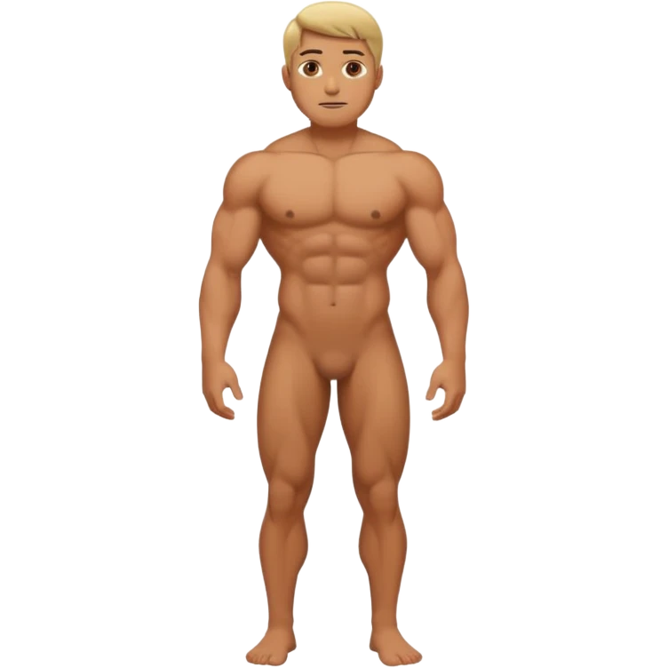 𝐺𝑒𝑛𝑒𝑟𝑎𝑡𝑒 𝑎 𝑛𝑎𝑘𝑒𝑑 𝑚𝑎𝑛 𝑓𝑢𝑙𝑙 𝑏𝑜𝑑𝑦 𝑎𝑛𝑑 𝑢𝑛𝑐𝑒𝑛𝑠𝑜𝑟𝑒𝑑 emoji