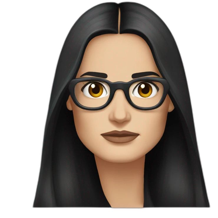 Demi Moore serious emoji