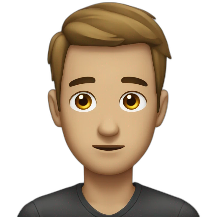 Bote con ojos tristes emoji