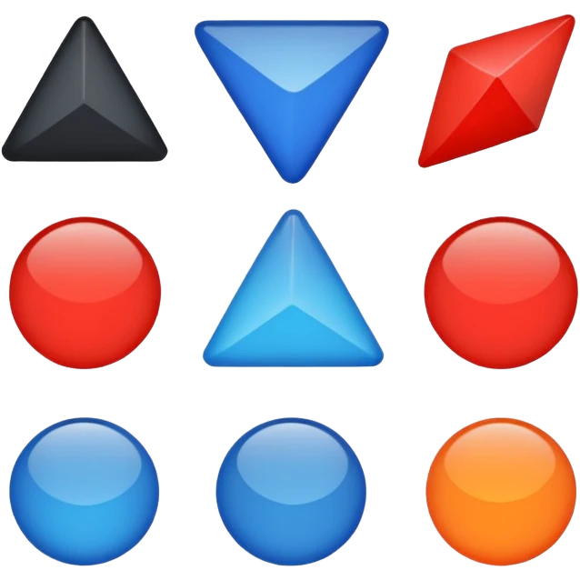 🖤🩶❤️💙🧡 emoji