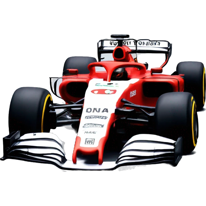 the f1 car of charles leclerc  emoji