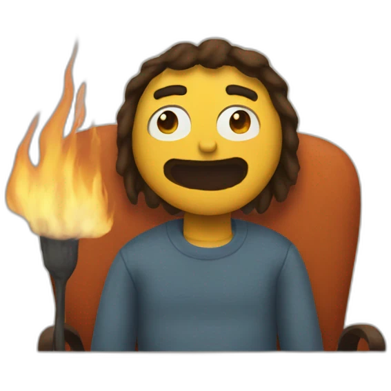 this is fine emoji