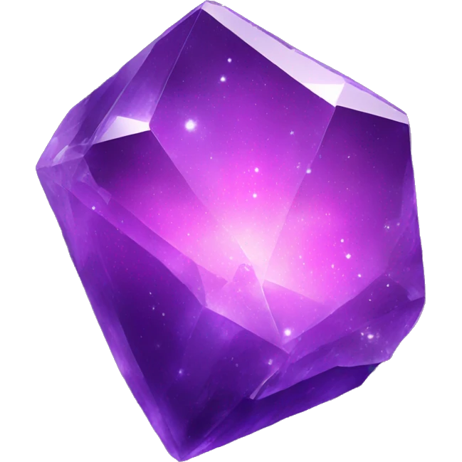Small Amethyst Nebula Galaxy Crystal emoji