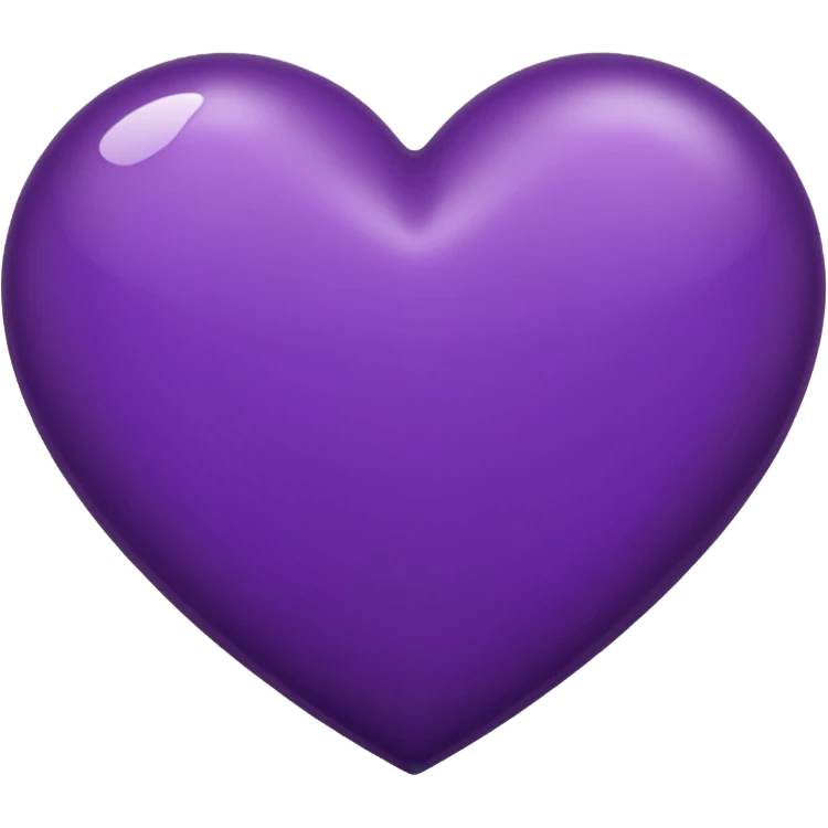 Dark purple heart  emoji