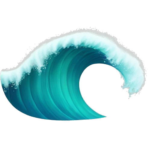 wave emoji