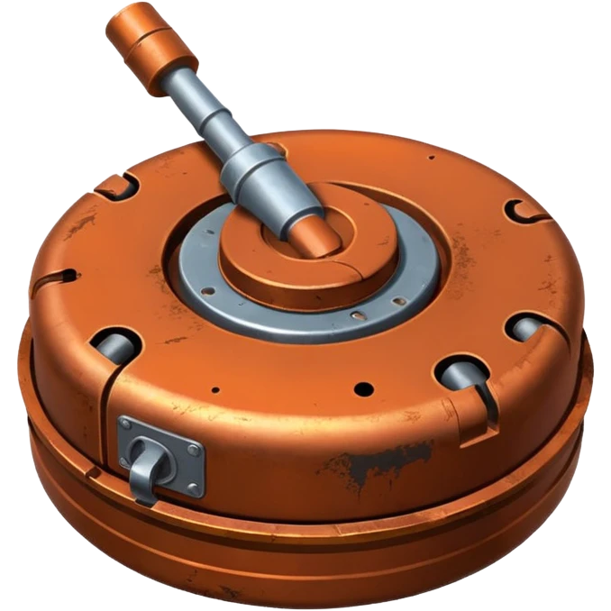 Make a landmine emoji