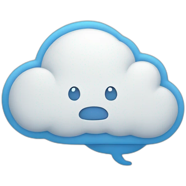 thinking cloud emoji