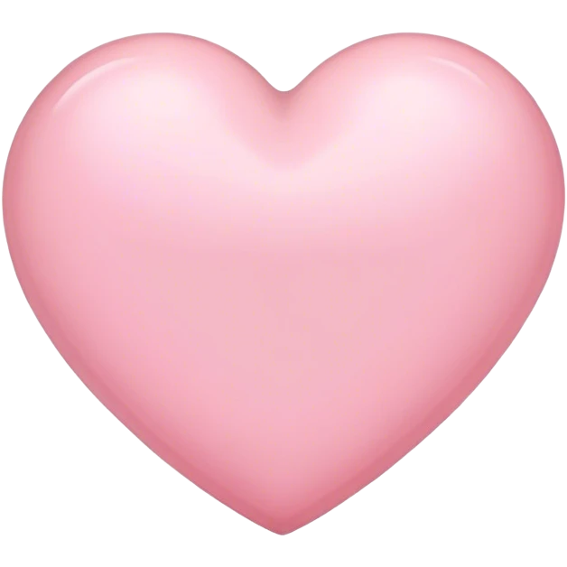 light pink heart emoji