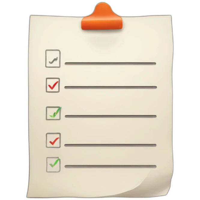 Checklist emoji