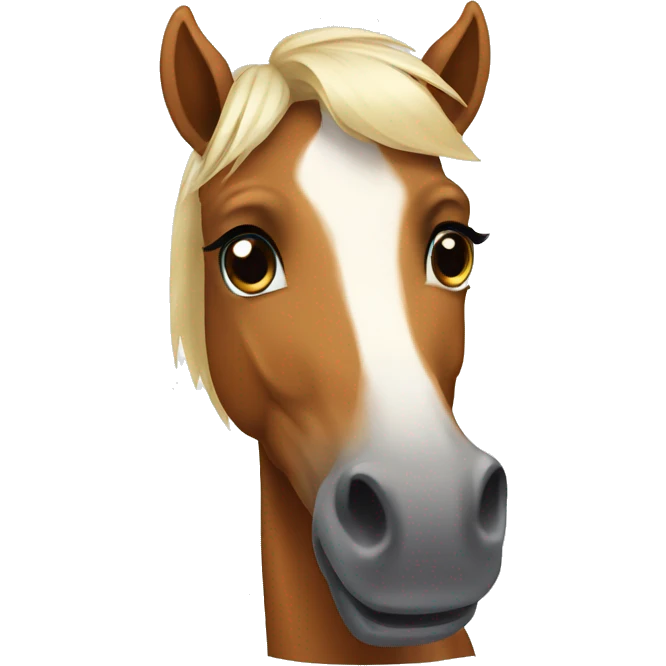 Cute horse  emoji