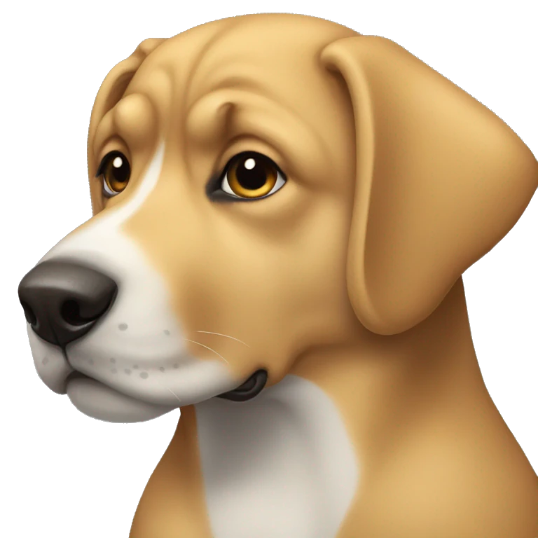 Perro de agua español  emoji