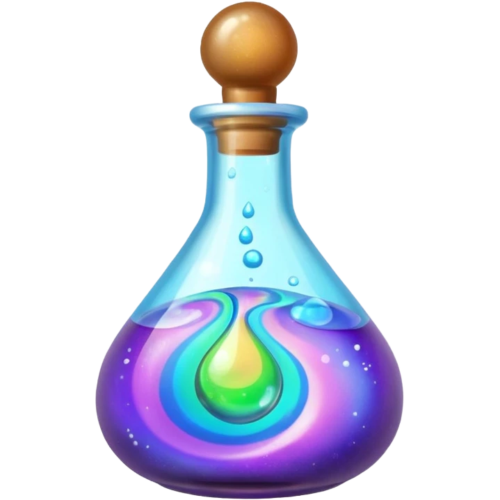 Make a potion bottle emoji