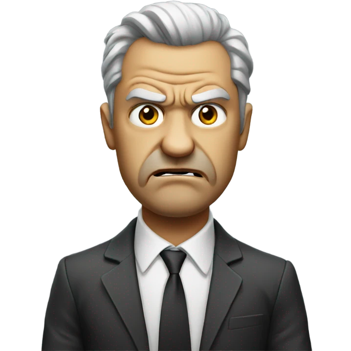 Angry boss emoji