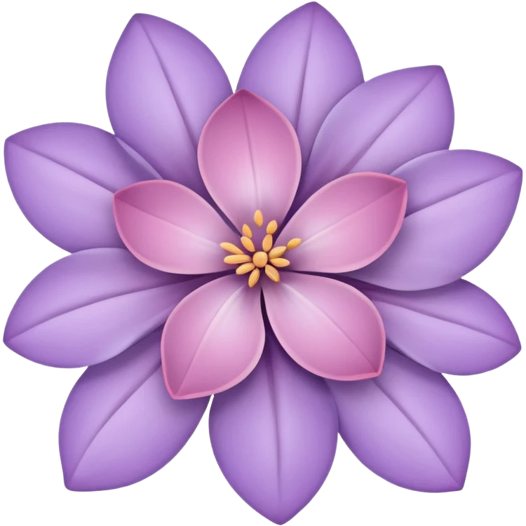 Mauve and rose pink Lilac emoji