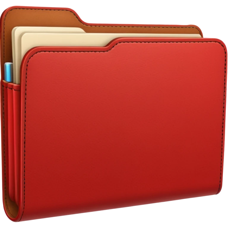 Red folder emoji