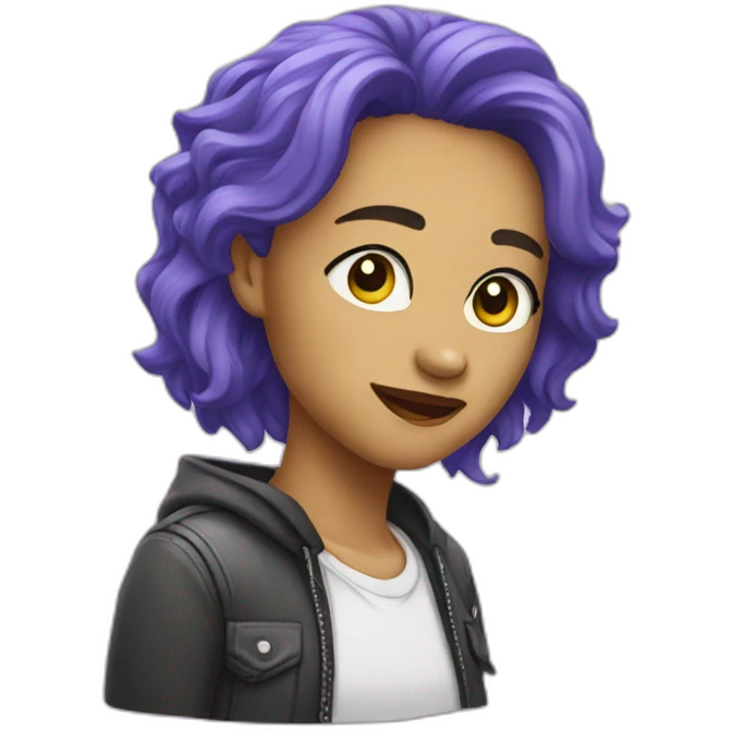 Music lila emoji