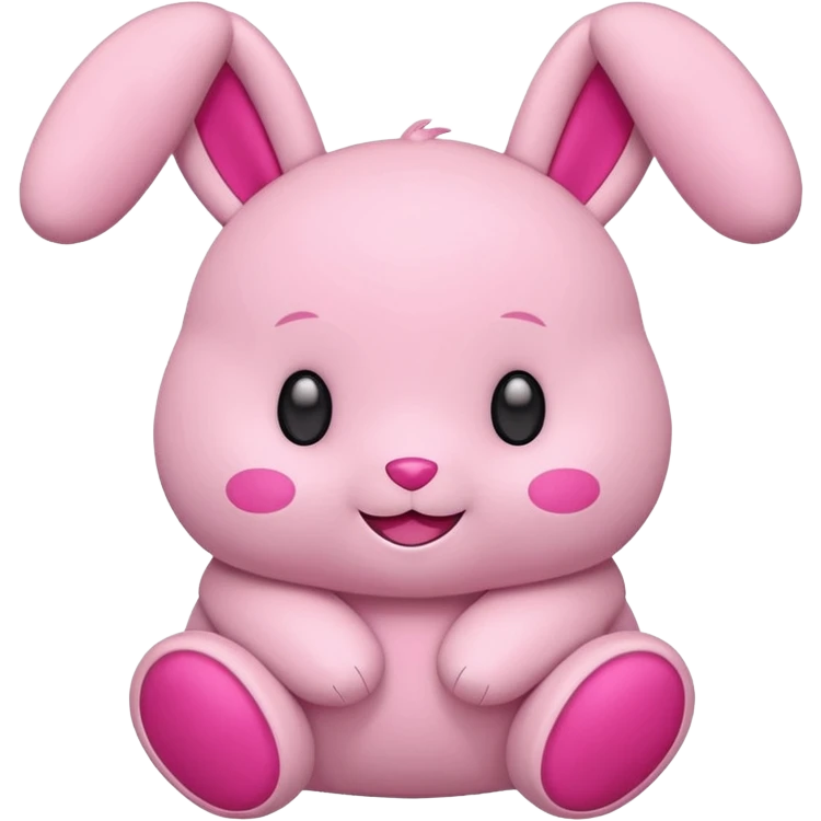 Pink Labubu doll emoji