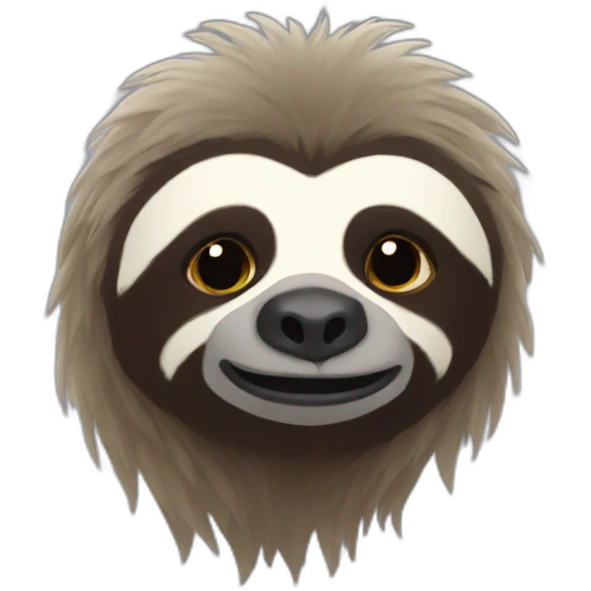 Smoky sloth emoji