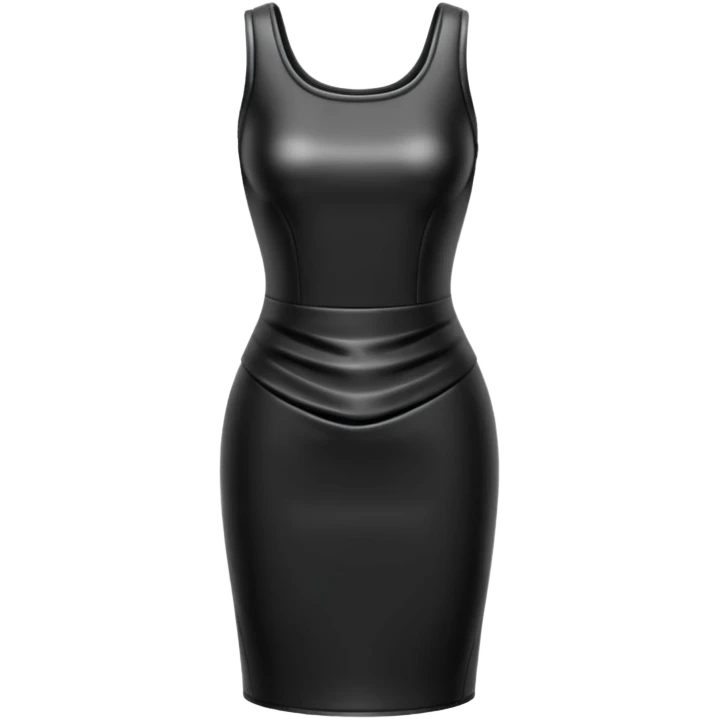 leather dress emoji