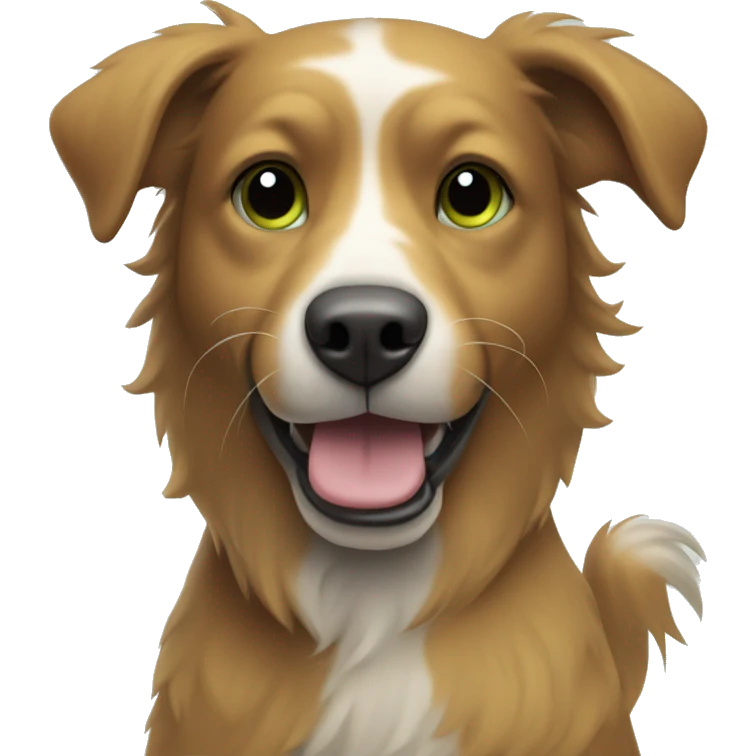 Dog playing pickleball emoji