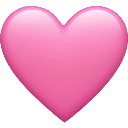 Pink heart emoji