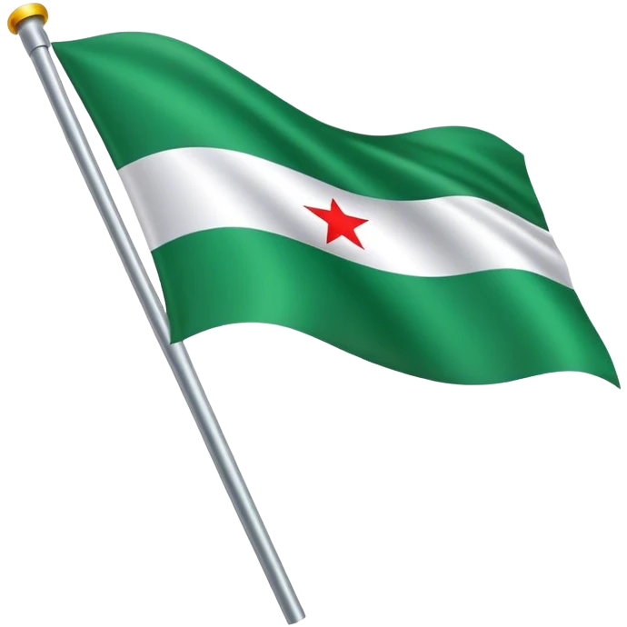 Syrian green flagg emoji