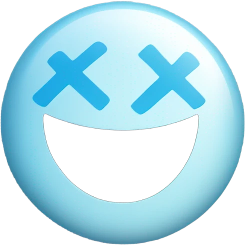 Emoji blue check mark emoji